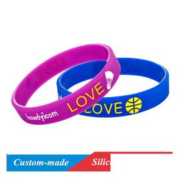 Survival Bracelets Mix Styles Sile Wristband For Football Basketball Bassball Team Custom Made Cam Sports Customized Logo Drop Deliver Otdpz