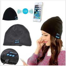 Wireless Bluetooth Call Stereo Knitted Music Hat Earphones