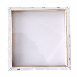 1pc Small Art Board White Blank Square Artist Canvas Wooden Board Frame Primed For Oil Acrylic Paint Mayitr Painting Boards232I