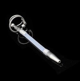 Newest Style Male Stainless Steel Urethra Catheter with 2 size Cock ringPenis Urinary PlugSex ToyUrethra Stimulate Dilator A1044570943