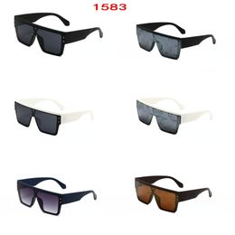 Unisex Designer Sunglasses New 1583 Anti-ultraviolet Sunglasses European and American Style Simple Personality Glasses Large Frame Sunglasses