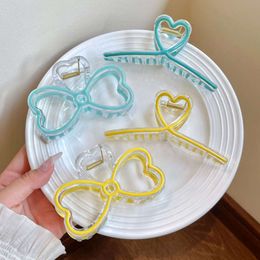 Fashion New Oil Drip Bow Hair Clips Women Ponytail Clip Jelly Clear Hairclip Girl Hairpin Crab Barrette Headwear Accessories 2024 Hot Selling Designer Brands