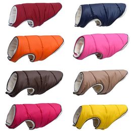 Warm Winter Dog Clothes Reflective Puppy Clothing Vest Comfortable Fleece Pet Jacket Dogs Coat For Small Medium Large Dogs2740