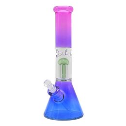 1pc,13.7in,Borosilicate Glass Bong With One Percolator,Colorful Glass Water Pipes With And Bowl,Glass Pipes Water Pipes Dab Rigs,Glass Bubbler,Glass Hookah