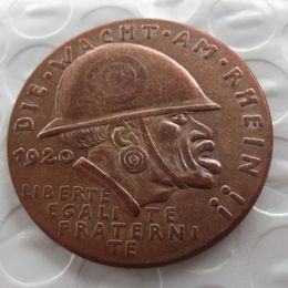 Germany 1920 Commemorative Coin The Black Shame Medal 100% Copper Rare Copy Coin274E