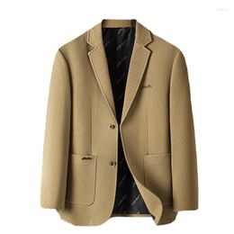 Men's Suits Solid Colour Gentleman Slim Casual British Wind Youth Personality Fashion Long-sleeved Blazer Single-breasted Suit