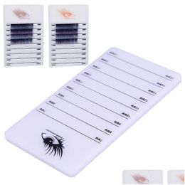 False Eyelashes 7-14Mm 8-15Mm Lashes Individual Tablet Makeup Tool Palette Eyelash Pad Lash Extension Glue Pallet Holder Card Drop Del Othlo