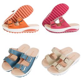 GAI Designer Slipper Slides Fashion Macaron Sandals Ladies Summer Beach Flip Flops Heightening Slippers Designer Slippers Sandals Cotton