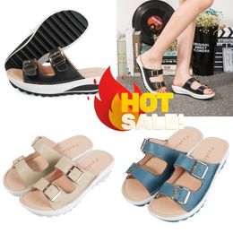 Hochwertiger GAI-Designer-Slipper-Slides Modesmakaron Sandalen Ladies Sommer Beach Flip Flops Pantoffeln Sandale niedriger Preis 35-42