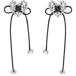 Dangle Earrings 12 Pair /lot Fashion Jewellery Metal Heart Bow Knot Earring For Women