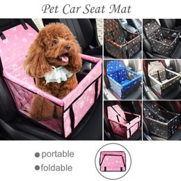 Pet Dog Seat Travel Accessories Mesh Hanging Bags Folding Pet Supplies Waterproof Dog Mat Blanket Safety Car Seat Bag279k