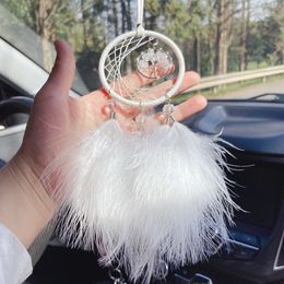 Small dream catcher feather decor Car hanging Pendants party decorations who222q