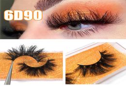 Eyelashes Vendor Whole factory mink eyelashes human hair silk false eyelashes real 3d 5d mink lashes 6D907214606