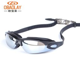 Unisex Adult Swimming Goggles Waterproof UV Shield AntiFog Fashion Coating Eyeglasses Mirrored Sport Water Sportswear Eyewear3840970