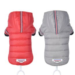 Dog Apparel Winter Warm Pet Dog Jacket Coat Puppy Chihuahua Clothing Hoodies For Small Medium Yorkshire Outfit XS-XL256a