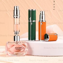 5ml Leather Perfume Bottle Refillable Perfume Atomizer For Travel Spray Bottle With Ultral Fine Mist Fragrance Container 240309