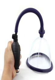 1 PC Breast Enlargement Pump Strong Sucker Clitoris Massager Manual Former Cup Vacuum Suction Cup Body Exerciser S L MX1912282648841