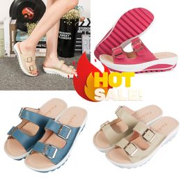 High quality GAI Designer Slipper Slides Fashion Macaron Sandals Ladies Summer Beach Flip Flops Slippers Slippers Sandal