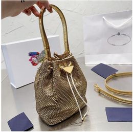 Designer Bags Women handbag Luxury Shoulder Bags Crossbody Purses Cross Body Famous Fashion Classic Pack Bag Rhinestone Bucket tote PA53-D Messenger Bag