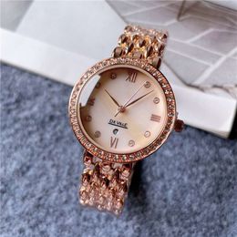 Luxuriöse Designer-Omg-Uhr im Han-Stil, modische Damenuhr, trendige, wasserdichte Damenuhr mit Diamant-Inlay, trendiges, vielseitiges Armband, Quarz-Damenuhr
