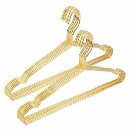 Hangerlink 45CM Gold Strong Metal Wire Hangers Clothes Hangers Coat Hanger Standard Suit Hangers20 pcsLot9632069