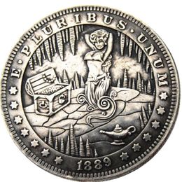 HB10 Hobo Morgan Dollar skull zombie skeleton Copy Coins Brass Craft Ornaments home decoration accessories217F