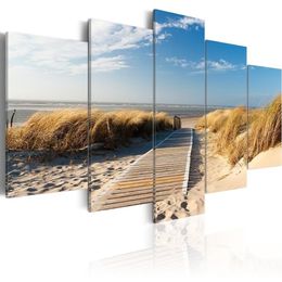 No Frame5PCS Set Modern Landscape Wild Beach Art Print Frameless Canvas Painting Wall Picture Home Decoration2820