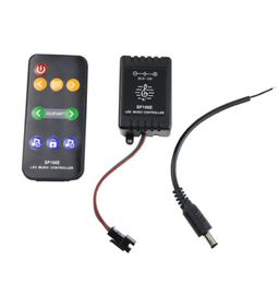 SP106E 9keys Music LED Controller DC5V12V WS2811 WS2812B SK6812 Magic LED tape digital sound control6907570