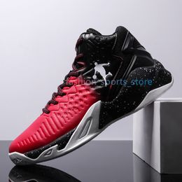 Men's Professional Basketball Shoes Air Cushion Lightweight Non-slip Breathable Outdoor Sports Sneakers x66