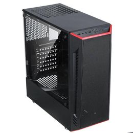 Computer Cases Desktop Case Atx/Matx/Itx Usb3.0 Acrylic Side Permeable Panel Mainframe For Gaming Drop Delivery Computers Networking C Otbo5