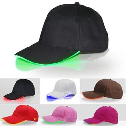 Men Women LED Hats Glow Baseball Caps for Hiking Running Jogging Outdoor Sports Cute Funny Party Cool Performance Cosplay Y2K 240227