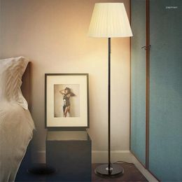 Floor Lamps American Minimalist Lamp Iron Art Cloth Living Room Bedroom Bedside Restaurant Study Light El Lights Fixtures