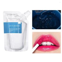 Lip Gloss 100Ml Diy Base Primer Basic Makeup Lipstick Moisturizing Handmade Clear Non-Stick Kit With Bowl Maquiagem Lasting Drop Deliv Ot5Lf