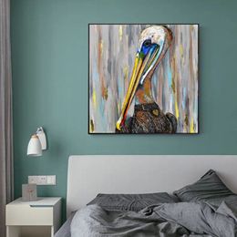 Oil Painting Bird On Canvas Animal And Prints Canvas Pictures Wall Art For Living Room Medern Home Decoration271C