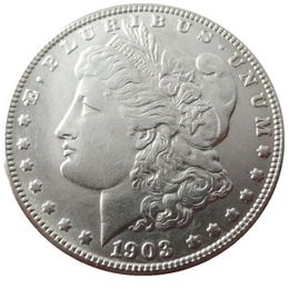 90% Silver US Morgan Dollar 1903-P-S-O NEW OLD Colour Craft Copy Coin Brass Ornaments home decoration accessories233W