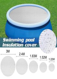 Shade Round Swimming Pool Solar Cover UV Protection Waterproof Outdoor Tubs Heat Nsulation Film Accessories1526204