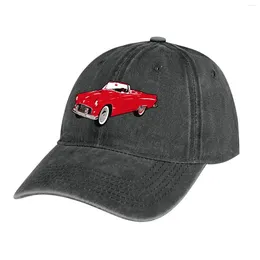 Berets Red FT 1955 Cowboy Hat Golf Wear Snapback Cap Ball Men Women's