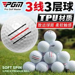 PGM GOLF Ball 12PCS Three Layer 42.7mm Match Special Use Practise Q027 Wholesale 240301