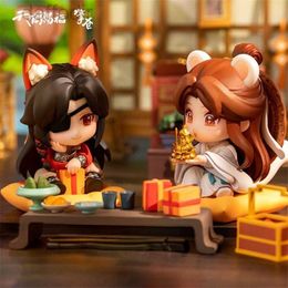 Action Toy Figures Action Toy Figures Anime Heaven Officials Blessing Tian Guan Ci Fu Xie Lian Hua Cheng Birthday Age of Flowers Q Version Figure 240308