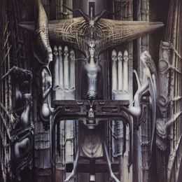 Art Poster Hr Giger Li II Fabric poster 40 x 24 Decor-06219x