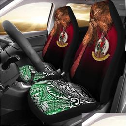 Car Seat Covers Ers Vanuatu Polynesian Palm Tree Flag Pack Of 2 Front Protective Er Drop Delivery Automobiles Motorcycles Interior Acc Otuzc