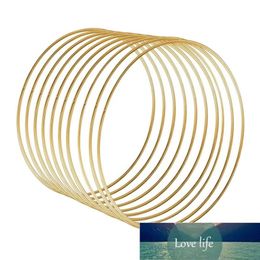 10 Pack 12 Inch Large Metal Floral Hoop Wreath Macrame Hoop Rings for DIY Dream Catcher Wreath and Wall Hanging Craft Factory pric309f