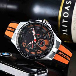 2024 new fashion ultra-running air car watch, high-grade air car dial with calendar quartz men's watch 8 colors