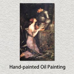 Hand Painted Picture John William Waterhouse Oil Paintings Lamia Canvas Artwork for Large Office Wall Decor289v