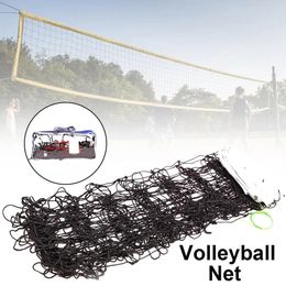 Standard 95x1m Portable Outdoor Indoor Beach Volleyball Game Competition Net Badminton Tennis Wax Rope Mesh 240226