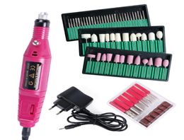 Nail Drill Accessories 1 Set Professional Electric Milling Cutter For Manicure File Bit Pedicure Equipment Tools Kit PPHBS011P8474952