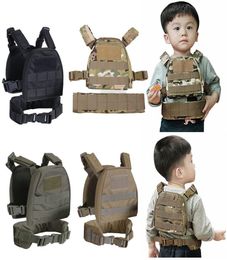 Outdoor Sports Tactical Molle Childr Vest Outdoor Camouflage Body Armour Combat Assault Waistcoat NO060258134798