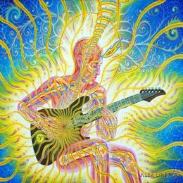 poster 28x24 16x13 Trippy Alex Grey Wall Poster Print Home Decor Wall Stickers poster Decal--055275B