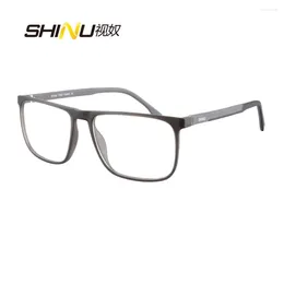Sunglasses Men's Multifocal Progressive Reading Glasses Full TR90 Frame Diopter Eyewear Presbyopic Eyeglasses Can See Near Far Spectacles