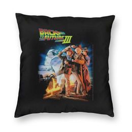 Cushion Decorative Pillow Back To The Future Covers For Sofa Marty Mcfly Delorean Time Travel 1980s Movie Nordic Cushion Cover Car173O